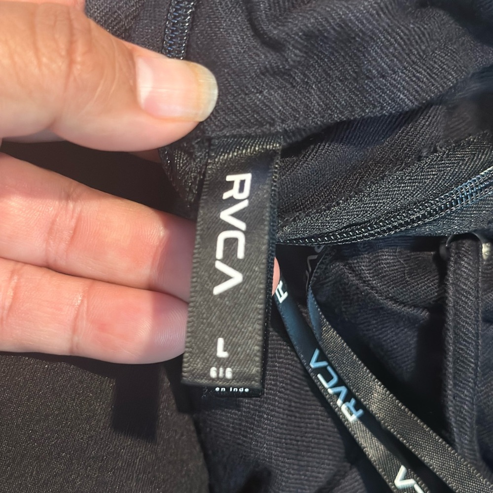 RVCA Black Minimalist Jumpsuit with Open Back - Picture 6 of 6